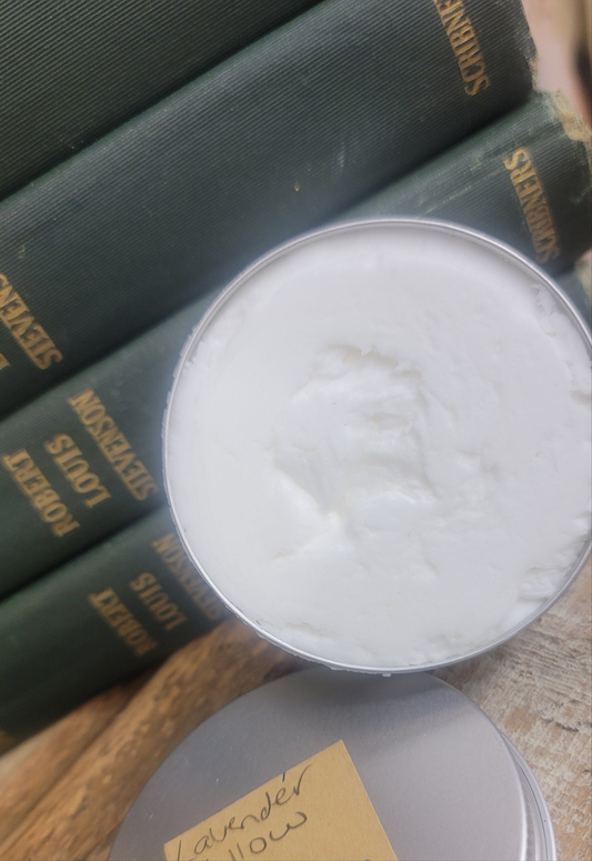 Lavender whipped tallow body butter