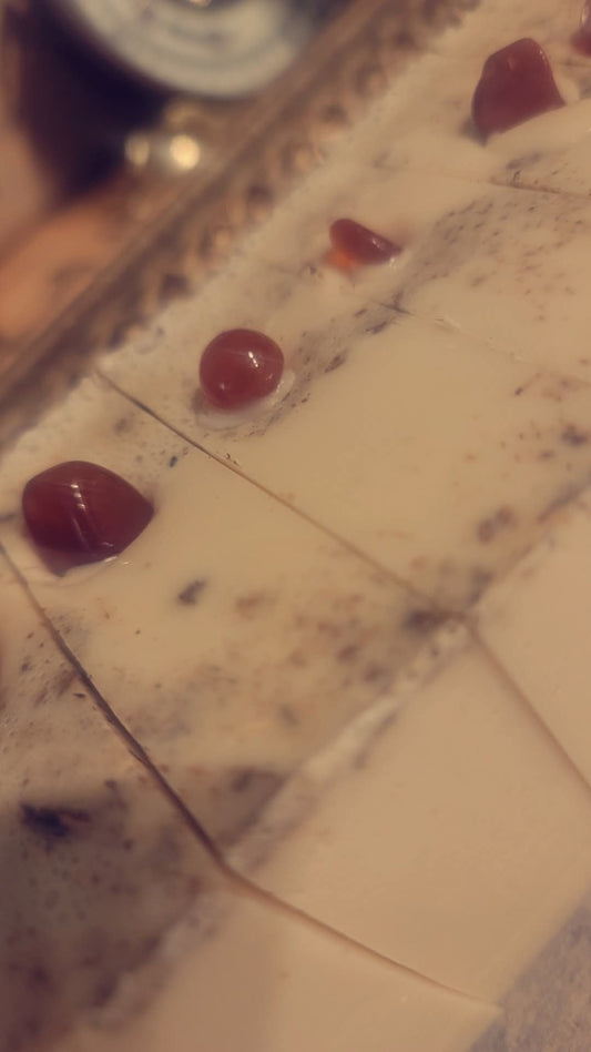 Amber and Angelica goats milk soap
